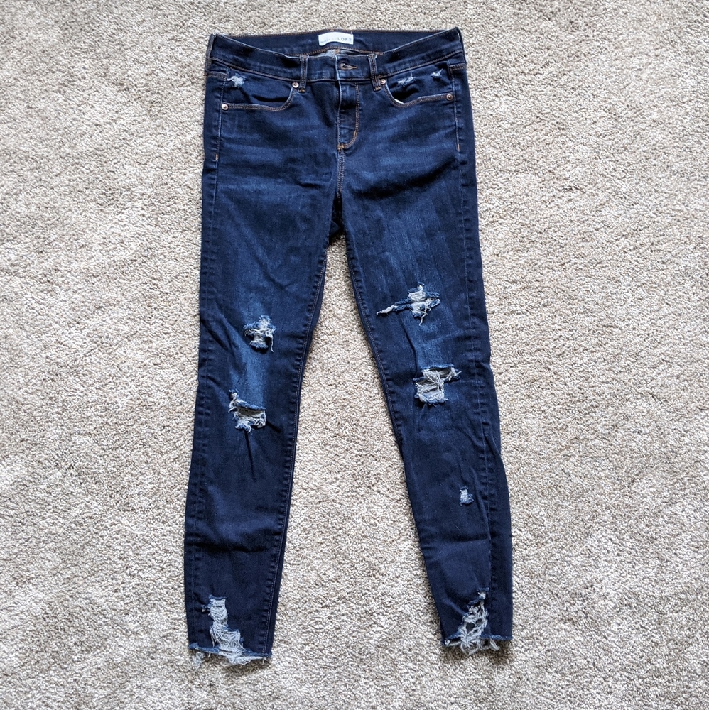 Loft Distressed Jeans